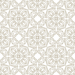 Italian ceramic tile pattern. Ethnic folk ornament.