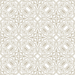 Fototapeta premium Italian ceramic tile pattern. Ethnic folk ornament.