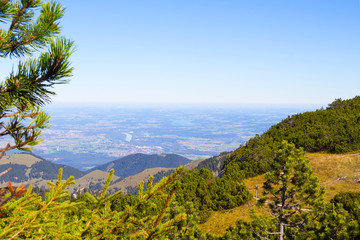 Mountain range landscape, Alps, Germany