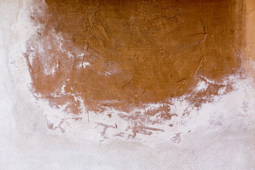 abstract white and brown background old cement wall