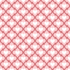 seamless loving hearts valentine background
