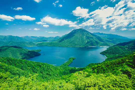 中禅寺湖」の写真素材 | 3