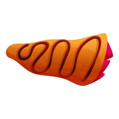 Sweet pancakes icon. Cartoon of sweet pancakes vector icon for web design isolated on white background