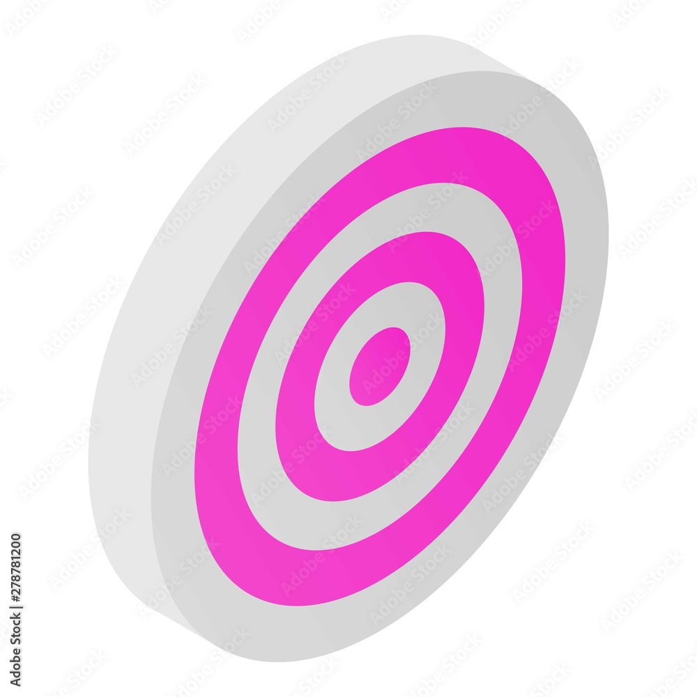 Aufkleber arch target icon. isometric of arch target vector icon for web design isolated on white background