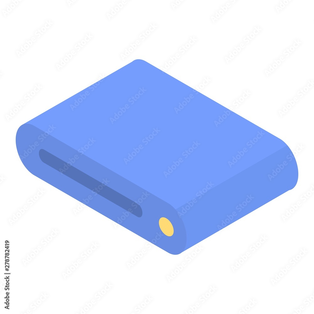 Aufkleber blue router icon. isometric of blue router vector icon for web design isolated on white background