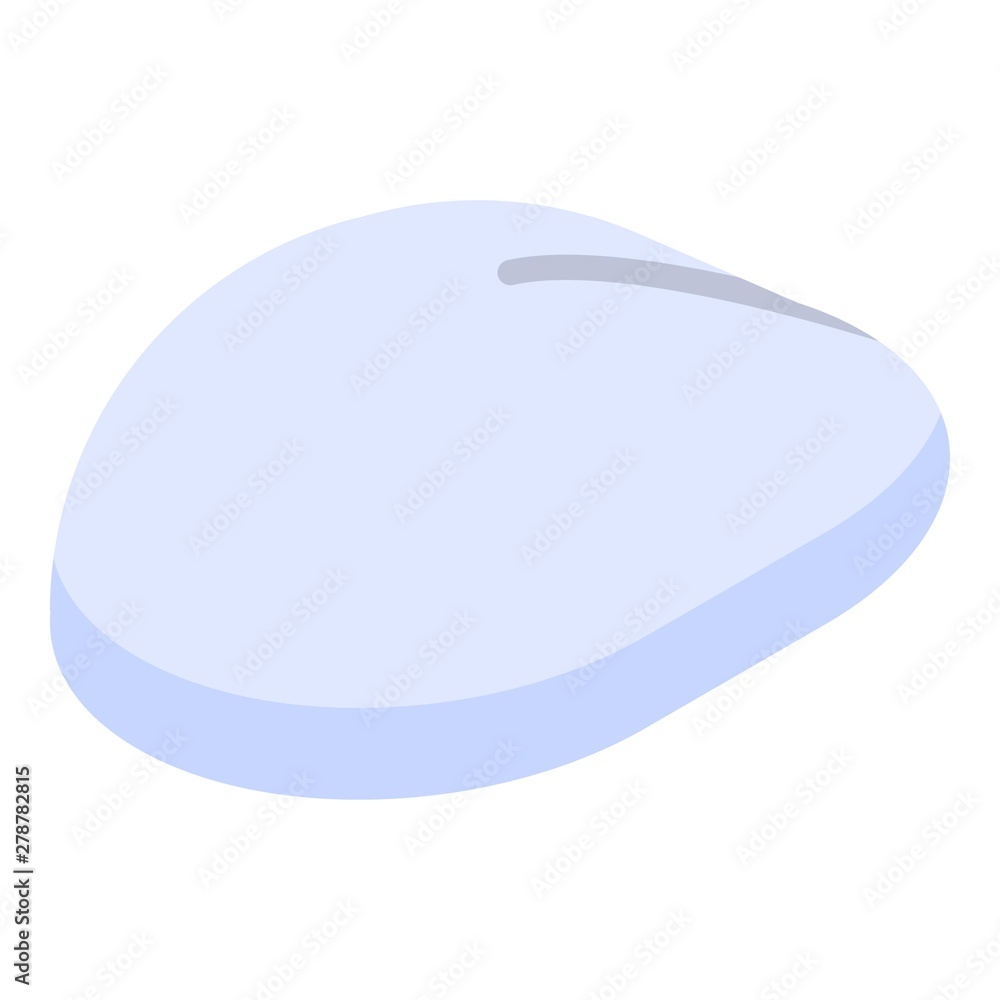 Poster modern computer mouse icon. isometric of modern computer mouse vector icon for web design isolated o