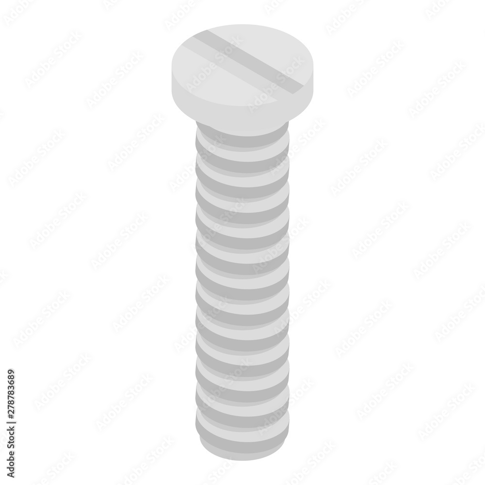 Poster line form bolt icon. isometric of line form bolt vector icon for web design isolated on white backgr