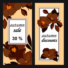 autumn banner for sale, autumn leaves