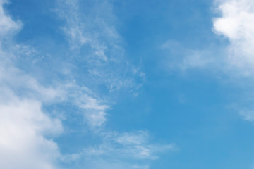 Beautiful white clouds in the sky.