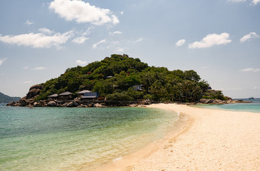 Fototapeta na wymiar Koh Nang Yuan, Wyspa, Koh Tao, Tajlandia