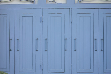 Fototapeta premium old blue wooden door