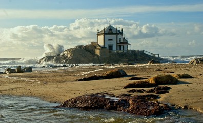 Chapel of the Lord of the Stone in Miramar, Portugal