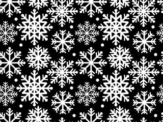 Snowflakes, seamless pattern for your design