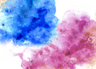 cloud, watercolor background, texture, paper, abstract, colour