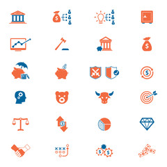 Investment, Finance and Money Icons