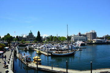 Victoria BC,Canada and its beautiful inner harbor