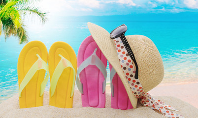 hated sandals on the beach in summer, holidays