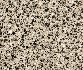 Colored cement floor with marble chips as a background