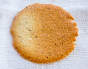 typical biscuit called tile/typical biscuit called tile that is a specialty of the Aosta Valley,Italy
