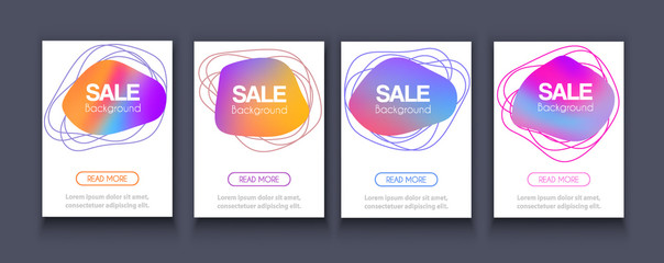 Abstract modern futuristic creative purple