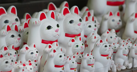 Traditional temple Gotokuji Shrine in Japan