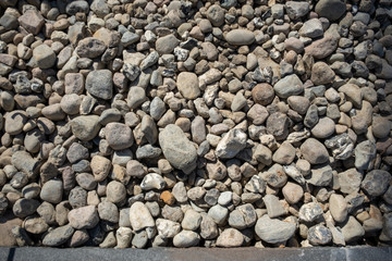 a grey stone as background