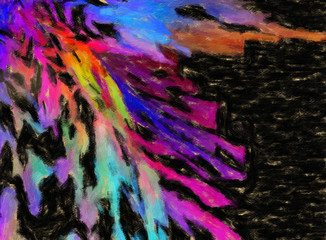 Abstract design pattern for decor textile and fabric, contemporary art background for creative and stylish print and graphic production, mixed draw backdrop for banners, cards, booklets and wallpapers