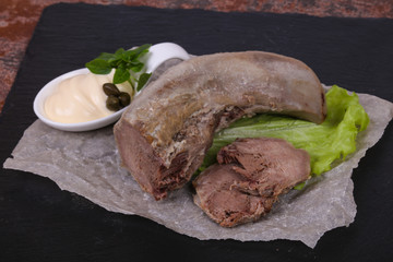 Gurmet pork tongue snack