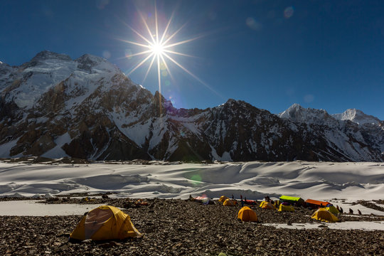 K2 mountain peak, second highest mountain in the world, K2 trek, Pakistan, Asia