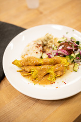 Thai Chicken Satay with Peanut Sauce