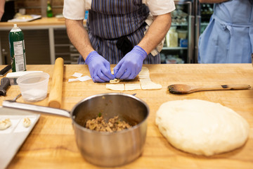 Meat Dumpling Preparation
