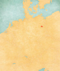 Map of Germany - Berlin