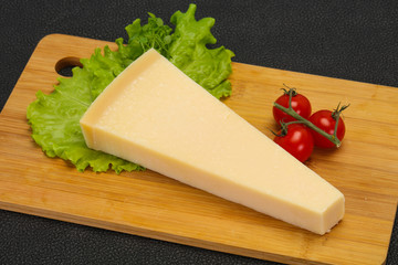 Italian traditional parmesan cheese triangle