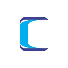 Letter C logo design vector