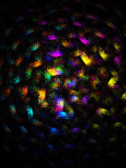 rainbow abstract fractal background 3d rendering illustration