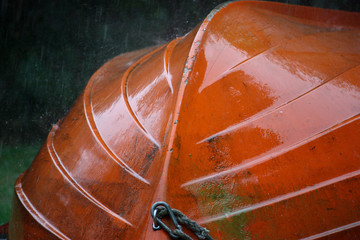 old muddy boat