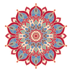 Multicolor mandala