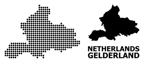 Dot Pattern Map of Gelderland Province