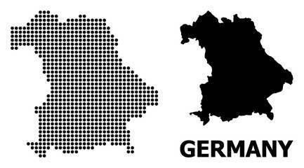 Dot Pattern Map of Germany