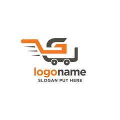 G-LETTER SHOP CART LOGO/IDENTITY DESIGN FOR USE SHOP-CART