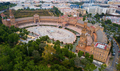 Fototapeta premium Plaza de Espana, Seville, Spain