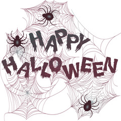 Halloween. Text for your design. Vector illustration.