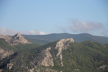 view of mountains