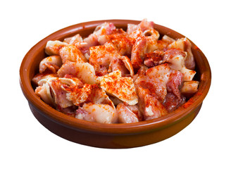 Roasted cut pig ears