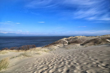 Parnidis sand dune on the Curonian Spit in Lithuania.