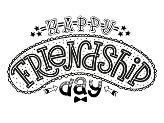 Happy Friendship Day doodle