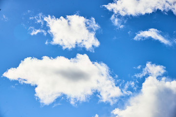 Obraz na płótnie Canvas Clouds on the blue sky