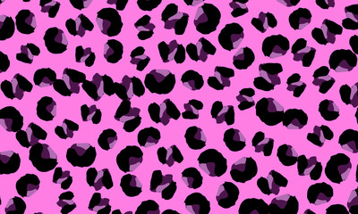 Leopard print design. Animal skin pattern.