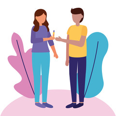 pregnancy and maternity scene flat