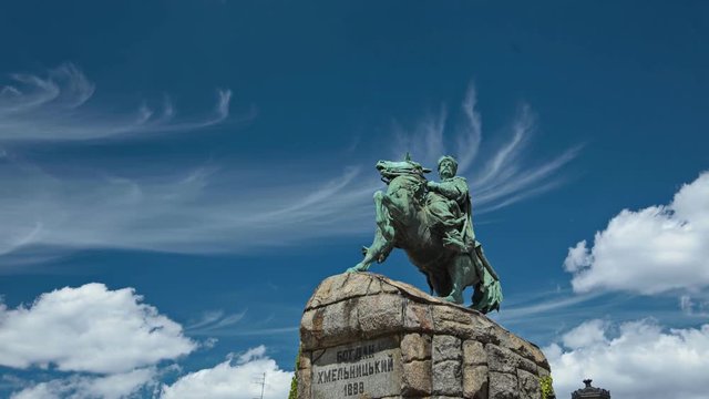 The Khmelnytsky Bogdhan Monument in Kiev  
